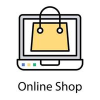 Online Shop Concepts vector