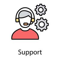 Technical Support Service vector