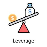 Budget Balance Concepts vector