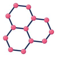 estructura ciencia molecular vector