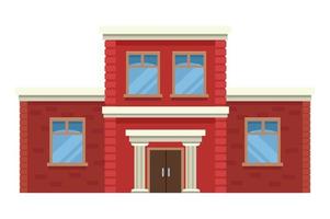 school building front vector