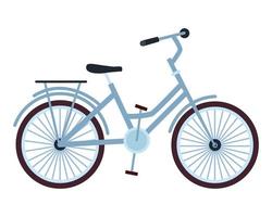 bicicleta retro azul