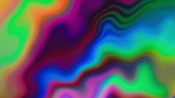 abstrato multicolorido borrão brilhante fundo líquido video