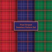 striped seamless pattern colorful background set collection vector graphic