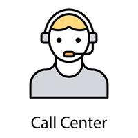 Call Centre Concepts vector