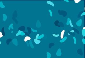 Light BLUE vector template with memphis shapes.