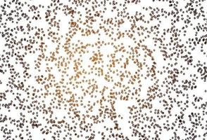 Light Orange vector cover with spots.