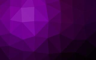 Dark Purple vector triangle mosaic cover.