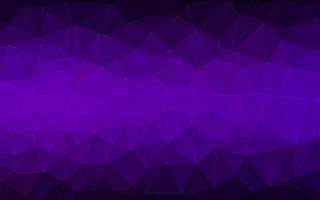 Dark Purple vector blurry triangle template.