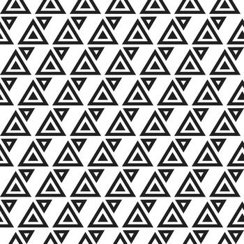 minimalist seamless pattern triangle shape line style background template design vector