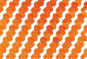 plantilla de vector naranja claro con líneas abstractas.