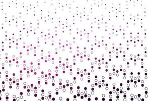 Light Pink vector backdrop with dots.