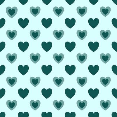 A bright green background with a green heart makes up the heart seamless design.