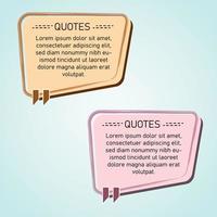 Abstract Quotes Collection vector