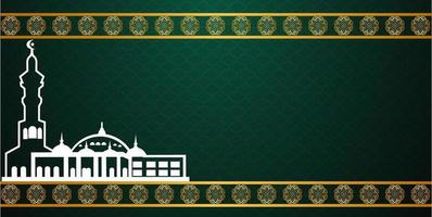 luxury background ramadhan and eid for muslim vector