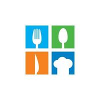 Abstract Restaurant Vector , Food Logo