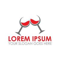 wine vector , drink logo vector