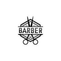 peluquero logo vector