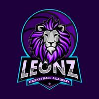 animal mascota logo deporte, ilustración águila y león vector