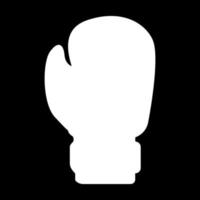 Boxing glove icon white color vector