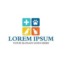 pets care logo , veterinary logo vector