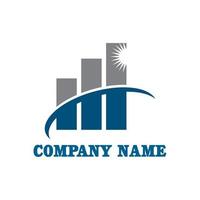 financial logo , graph logo vector