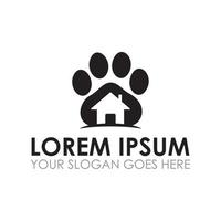 pet house vector , veterinary logo