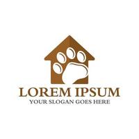 home pet logo , veterinary logo vector