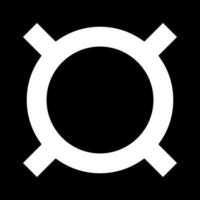 símbolo de computadora cualquier icono de moneda color blanco vector