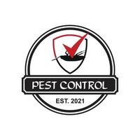 logotipo de control de plagas, logotipo de pesticidas vector