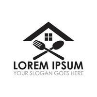 home food vector , restaurant logo