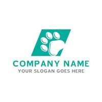 logotipo de cuidado de mascotas, logotipo veterinario vector