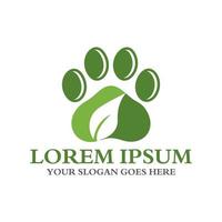 pets care logo , nature pet logo vector