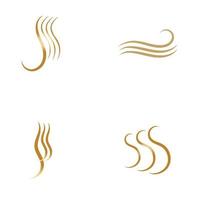 hair wave woman logo vector illustration design