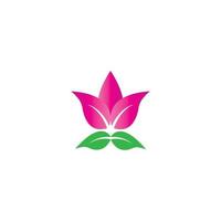 Beauty Vector lotus flowers design logo Template icon