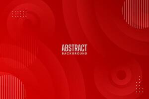 abstract geometric shape background in red color vector