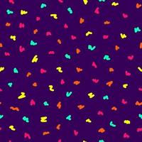 Confetti seamless pattern vector