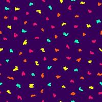 Confetti seamless pattern vector