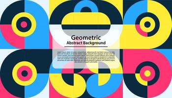 Abstract design of colorful geometric background. vector