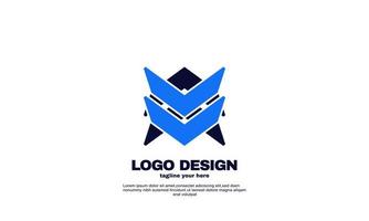 awesome simple eye catching brand identity company business logo vector