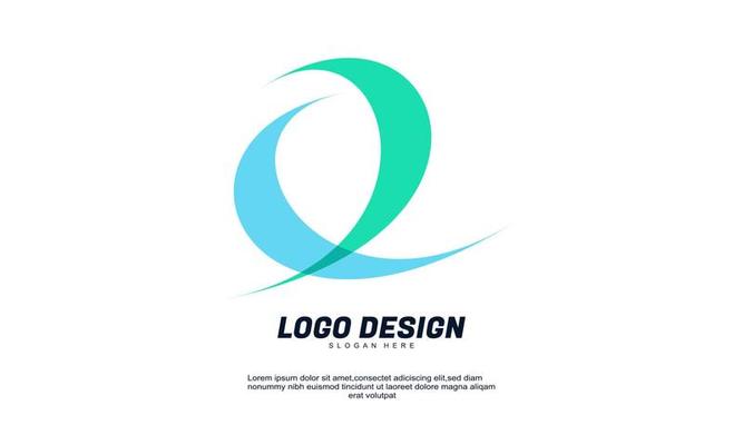abstract creative modern icon design logo element with company business template best for identity and design logo vector
