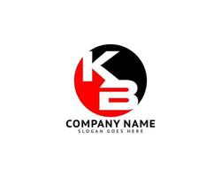 Initial Letter KB Logo Template Design vector