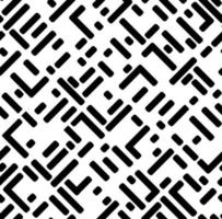 Abstract geometric diagonal line seamless pattern. Stylish abstract mosaic  black background. Stylish modern ornamental texture vector
