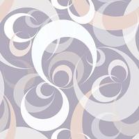 Abstract circle seamless pattern. Bubble ornamental background. vector