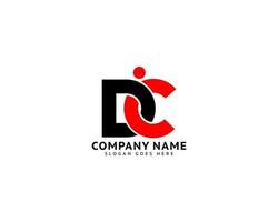 Initial Letter DC Logo Design Template vector