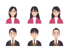 Office Worker Avatar Vector Collection