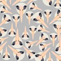cute animals doodle pattern vector background image and use it as your wallpaper, poster and banner design