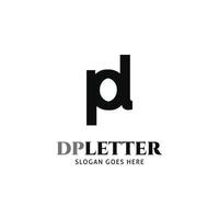 Initial Letter DP Logo Template Design vector