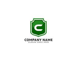 Initial Letter C Security Company Logo, Initial Letter of Security Shield Logo, Shield Logo, Security Logo vector