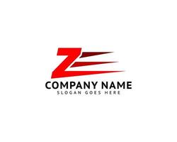 Initial Letter Z Fast Design Logo vector